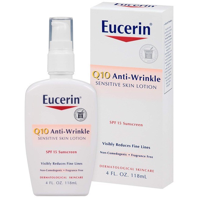 7. Eucerin Sensitive Skin Anti-Wrinkle Lotion (Khoảng 201.000 VNĐ)