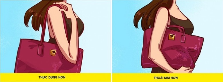 1. Cách đeo túi