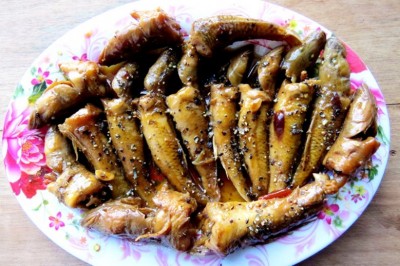 Cá bống An Khê kho tiêu
