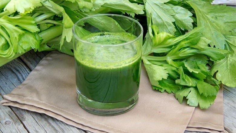 Những công dụng của nước ép rau cần tây