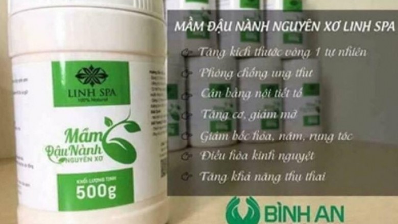 Mầm đậu nành nguyên xơ Bình An liên tục bị 'tuýt còi'