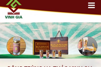 Cảnh báo cẩn trọng với quảng cáo Đông trùng hạ thảo Vinh Gia tại web dongtrunghathaovinhgia.vn