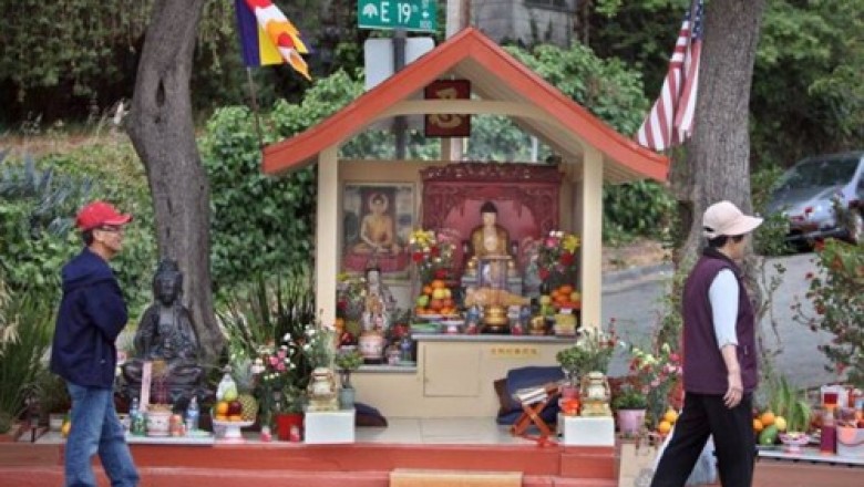 Pho tượng Phật làm thay đổi một khu phố Mỹ