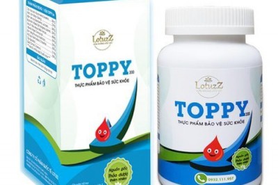 Sản phẩm Thảo dược Toppy không đúng với tiêu chuẩn công bố nên bị dừng sản xuất, lưu hành 