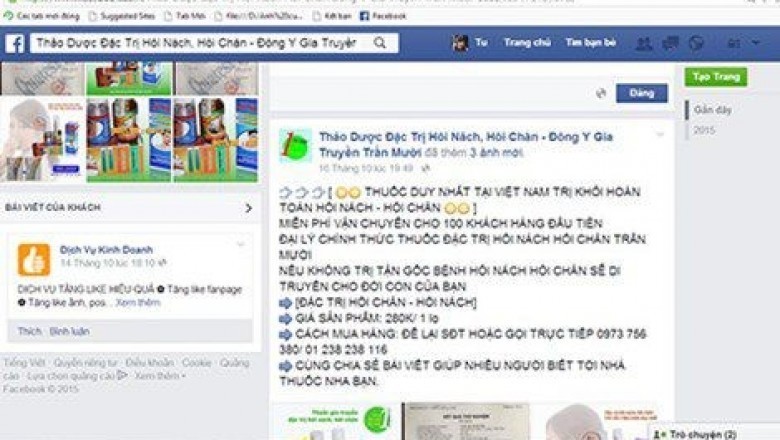 Đừng vội tin ‘thuốc gia truyền’ bán trên mạng như, Thuốc mọc tóc, xương khớp, dạ dày, trĩ....