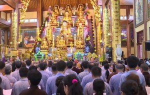 Trang nghiêm đại lễ phát Bồ Đề tâm nguyện và cầu siêu cho thai nhi tại chùa Ba Vàng