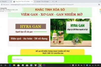 Thực phẩm chức năng Hyra Gan quảng cáo trá hình 'thổi phồng' công dụng?