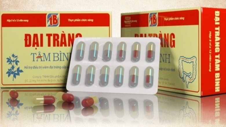 Đại tràng Tâm Bình được quảng cáo như thuốc chữa bệnh