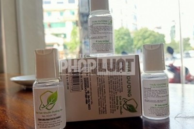 Gel sát khuẩn dưỡng da Thái Dương bị thu hồi phiếu công bố nhưng vẫn bán trên thị trường