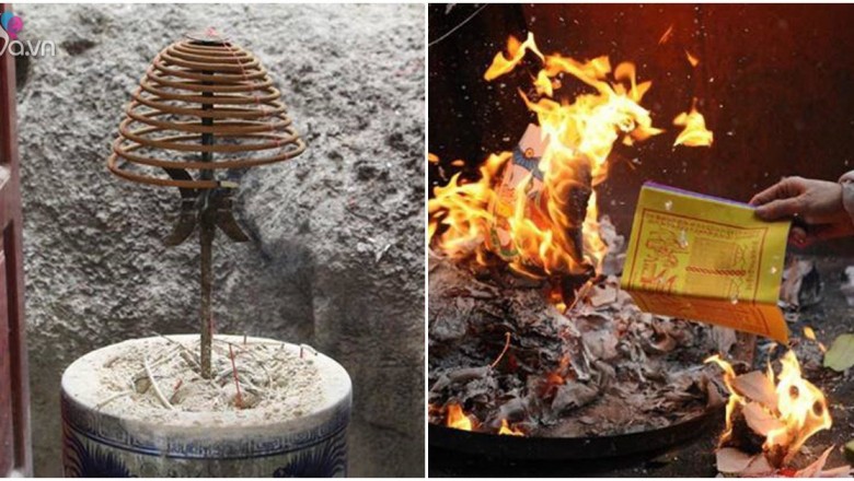 Chân hương vòng không được tùy tiện để lên bàn thờ