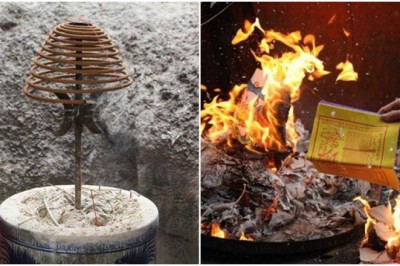 Chân hương vòng không được tùy tiện để lên bàn thờ