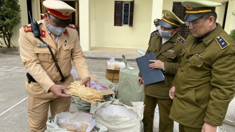 Ngăn chặn hơn một tấn dược liệu nhập lậu định tuồn về Hà Nội
