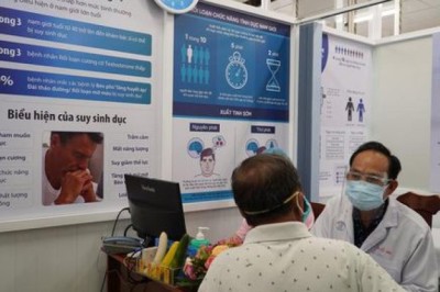 Bệnh vô sinh có liên quan đến nam giới tuổi từ 18-59 tỉ lệ vô sinh khoảng 51%