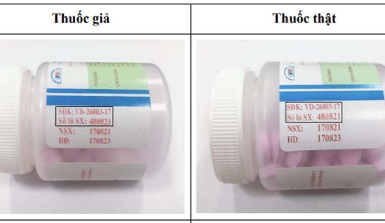 Cảnh báo loại thuốc giảm đau, hạ sốt bị làm giả