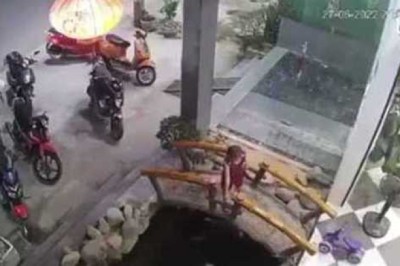 Đi uống cà phê với bố mẹ, cháu bé 4 tuổi rơi xuống bể cá tử vong