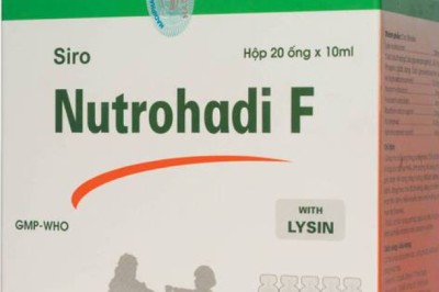 Thu hồi toàn quốc siro Nutrohadi F kém chất lượng