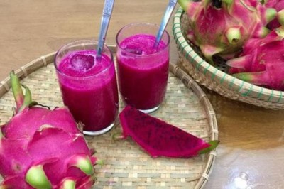 Nước uống bổ dưỡng từ thanh long ruột đỏ của nhóm nghiên cứu Đại Học Bách khoa