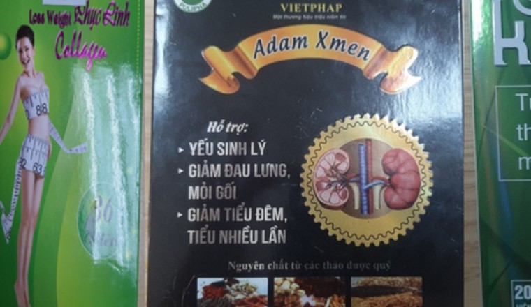 Hàng loạt sản phẩm hỗ trợ giảm cân, yếu sinh lý chứa chất cấm cực nguy hiểm