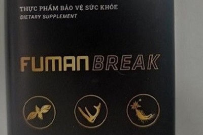 Khẩn cấp thu hồi thực phẩm FUMANBREAK dành cho phái mạnh vì chứa chất cấm