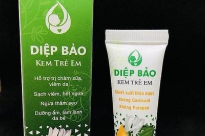 Khẩn cấp: Cục Quản lý Dược thông tin gì về sản phẩm kem Diệp Bảo bôi da trẻ em bị FDA Mỹ thu hồi?