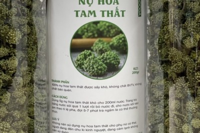 Tinh Hoa Từ Thiên Nhiên – Nụ Hoa Tam Thất Khô
