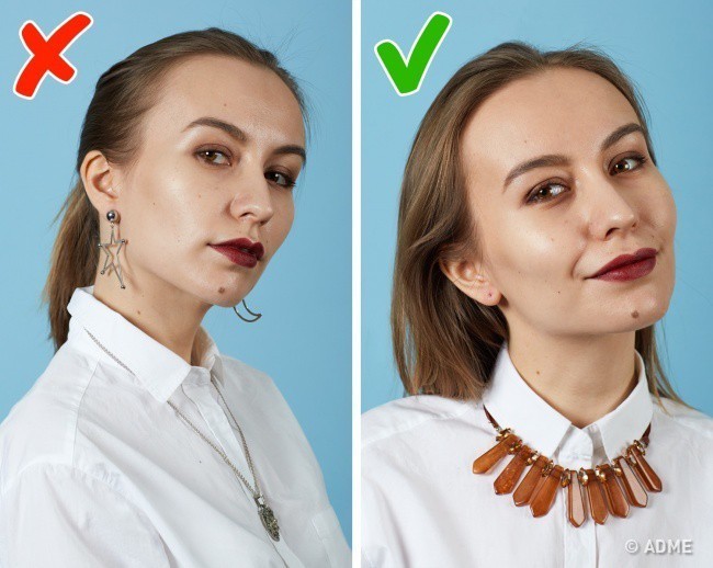 4. Trang sức không được xung đột với quần áo