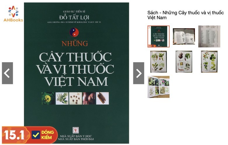 Những cây thuốc và vị thuốc Việt Nam (Giá chỉ 550.000vnđ)