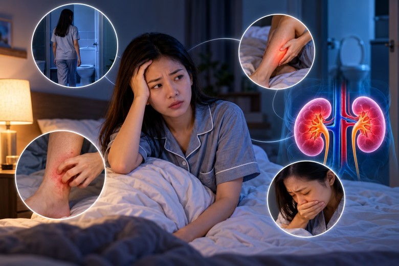 5 dấu hiệu xuất hiện về đêm có thể liên quan đến sức khỏe thận, nhiều người dễ bỏ qua