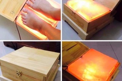 Dùng đèn sưởi đá muối Himalaya bị hoại tử chân