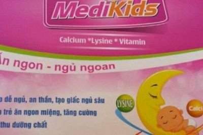 Thu hồi lô thực phẩm bổ sung, ăn ngon, ngủ ngon  Medikids cho trẻ em
