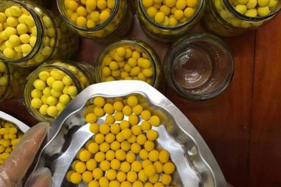 Rùng mình ‘công nghệ’ sản xuất tinh bột nghệ ‘nhà làm’ Tinh bột nghệ mật ong