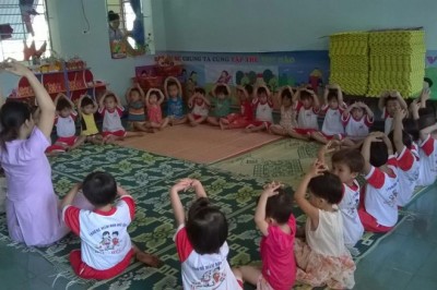 Niềm vui của cô giáo mầm non