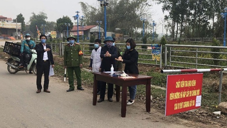 Chống dịch Covid-19: Vĩnh Phúc cách ly triệt để, kiểm soát y tế toàn bộ xã Sơn Lôi