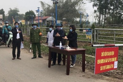 Chống dịch Covid-19: Vĩnh Phúc cách ly triệt để, kiểm soát y tế toàn bộ xã Sơn Lôi