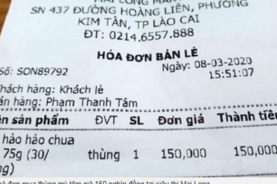 Phạt 20 triệu đồng siêu thị bán thùng mì tôm giá 150.000 đồng