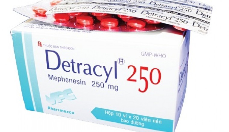 Thu hồi toàn quốc thuốc Detracyl của Công ty cổ phần dược phẩm Cửu Long do không đạt chất lượng