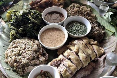 Thưởng thức cá bỗng, vịt bầu của người Tày Lục Yên – Hấp dẫn gỏi cá bỗng