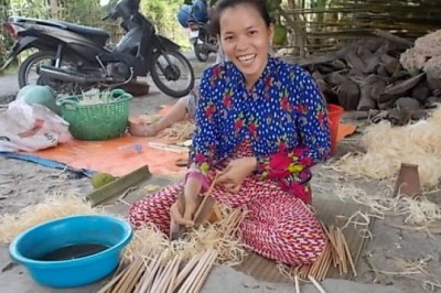 Làng nghề Việt: Nghề làm đũa ở Phụng Sơn