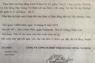 Cảnh báo doanh nghiệp Việt mắc bẫy 'dự án ma' tại Lào