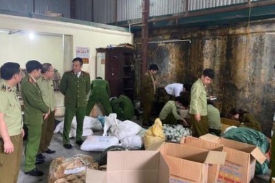 Kinh hoàng: Bắt quả tang cơ sở đang gia công thuốc đông y chữa bệnh phụ khoa, bệnh xoang, mất ngủ, bệnh trĩ nghi giả tại Phủ Lý, Hà Nam