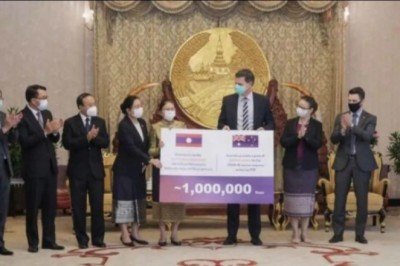 Lào nhận triệu liều vaccine ngừa Covid-19 do Australia viện trợ