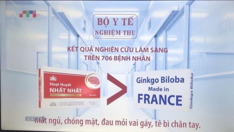 Sản phẩm thuốc Hoạt huyết Nhất Nhất có 'hào nhoáng' như lời quảng cáo đặc biệt đề tài nghiên cứu này do Học viện Quân Y là đơn vị chủ nhiệm đề tài