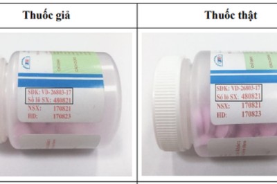 Cảnh báo loại thuốc giảm đau, hạ sốt bị làm giả