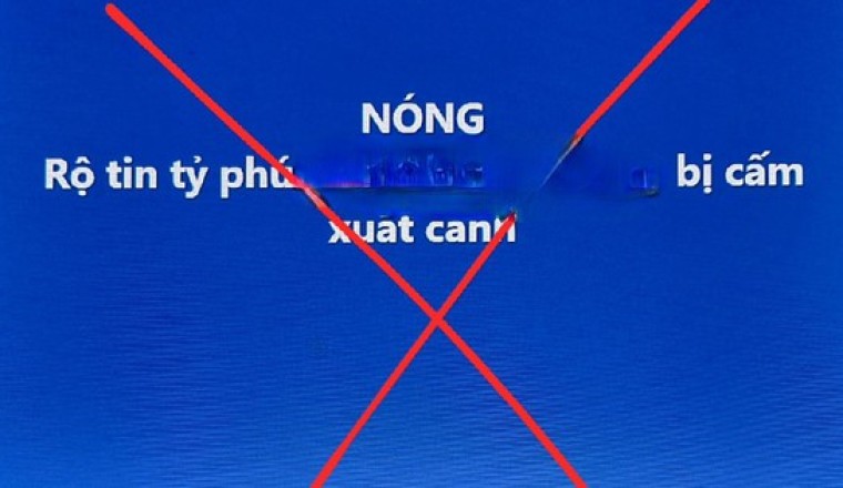 Bộ Công an bác thông tin người đứng đầu doanh nghiệp bị áp dụng biện pháp ngăn chặn