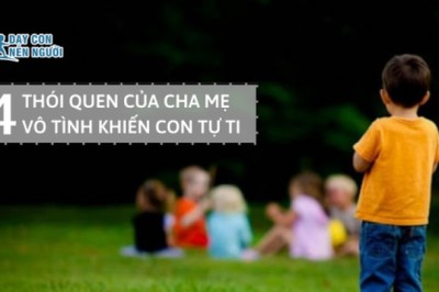 4 thói quen của cha mẹ vô tình khiến con lớn lên nhút nhát, tự ti