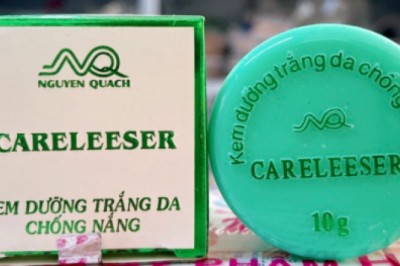 Thu hồi toàn quốc Kem Nguyễn Quách CARELEESER Trắng Da Chống Nắng 10g
