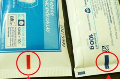 Vạch màu dưới đáy tuýp kem đánh răng có ý nghĩa gì?