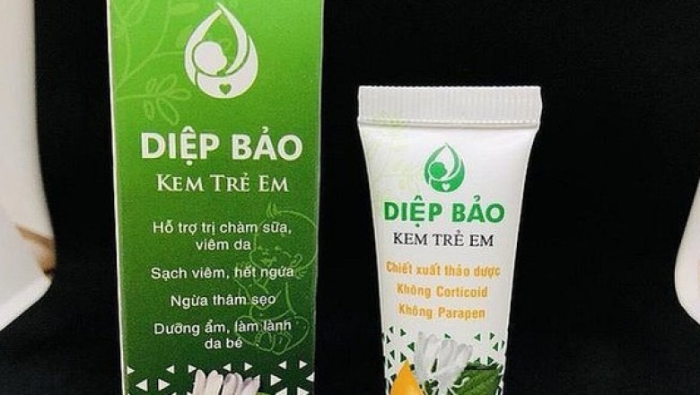 Khẩn cấp: Cục Quản lý Dược thông tin gì về sản phẩm kem Diệp Bảo bôi da trẻ em bị FDA Mỹ thu hồi?