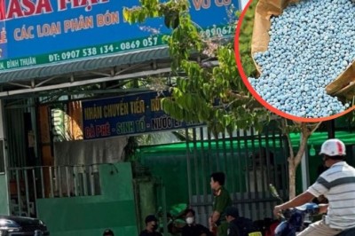 Thu giữ 50 tấn phân bón của Công ty TNHH Hasa Mặt Trời do chứa nhiều chất cấm