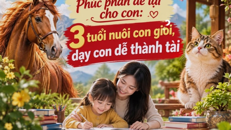 Phúc phần để lại cho con: 3 tuổi nuôi con giỏi, dạy con dễ thành tài